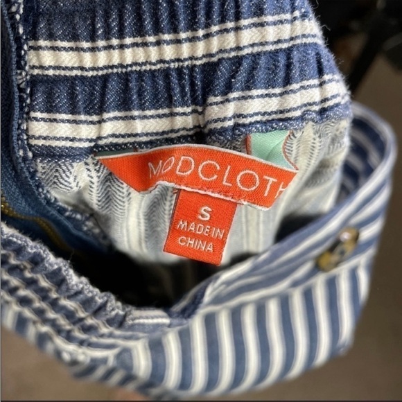 MODCLOTH Hello Halifax Striped Wide Leg High Waist Pants size S - Picture 5 of 9